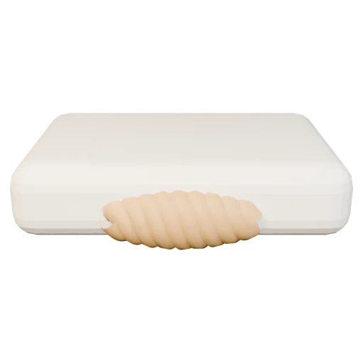 A challah resting under its cover